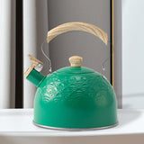 Maxbell Stainless Steel Whistling Kettle 2.5 L with Handle for Picnic Kitchen Hiking