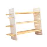 Maxbell Desktop Organizer Shelf 3 Tier Stable Desk Hutch for Office School Classroom 40x15x60CM