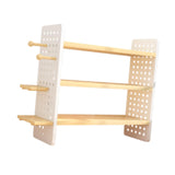 Maxbell Desktop Organizer Shelf 3 Tier Stable Desk Hutch for Office School Classroom 40x20x60CM