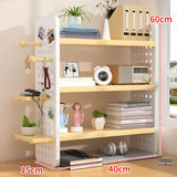 Maxbell Desktop Organizer Shelf 3 Tier Stable Desk Hutch for Office School Classroom 50x15x60CM