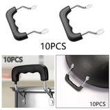 Maxbell 10Pcs Wok Handles Universal Replacement Ergonomic for Kitchen Cookware Parts S