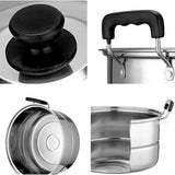 Maxbell 10Pcs Wok Handles Universal Replacement Ergonomic for Kitchen Cookware Parts S