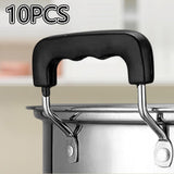 Maxbell 10Pcs Wok Handles Universal Replacement Ergonomic for Kitchen Cookware Parts L