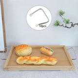 Maxbell 10Pcs Handles Serving Tray Fruit Trays Handles for Cooked Food Cutting Board S