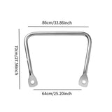 Maxbell 10Pcs Handles Serving Tray Fruit Trays Handles for Cooked Food Cutting Board S