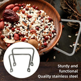 Maxbell 10Pcs Handles Serving Tray Fruit Trays Handles for Cooked Food Cutting Board S