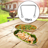 Maxbell 10Pcs Handles Serving Tray Fruit Trays Handles for Cooked Food Cutting Board S