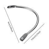 Maxbell 10 Pieces Metal Serving Tray Handles Sturdy Replacement for Wood Box Kitchen