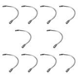 Maxbell 10 Pieces Metal Serving Tray Handles Sturdy Replacement for Wood Box Kitchen