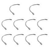 Maxbell 10 Pieces Metal Serving Tray Handles Sturdy Replacement for Wood Box Kitchen