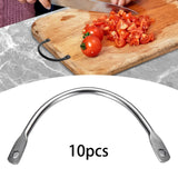 Maxbell 10 Pieces Metal Serving Tray Handles Sturdy Replacement for Wood Box Kitchen