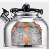 Maxbell Whistling Kettle Portable Fast Boiling Pot with Handle for Cooker Gas Travel 3L