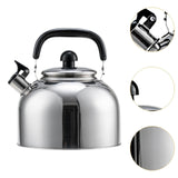 Maxbell Whistling Kettle Portable Fast Boiling Pot with Handle for Cooker Gas Travel 5L