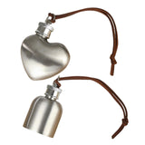 Maxbell Hip Flask 30ml Lightweight with Lid Mini Wine Bottle for Drinking BBQ Hiking 5.4x7.3vm