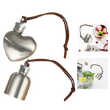 Maxbell Hip Flask 30ml Lightweight with Lid Mini Wine Bottle for Drinking BBQ Hiking 5.4x7.3vm