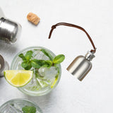 Maxbell Hip Flask 30ml Lightweight with Lid Mini Wine Bottle for Drinking BBQ Hiking 3.7x4cm