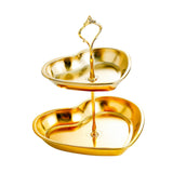 Maxbell Cupcake Stand Multi-tier Golden Color Serving Tray for Candy Snacks Birthday
