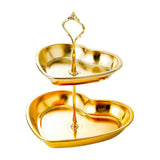 Maxbell Cupcake Stand Multi-tier Golden Color Serving Tray for Candy Snacks Birthday
