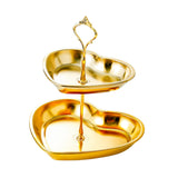 Maxbell Cupcake Stand Multi-tier Golden Color Serving Tray for Candy Snacks Birthday