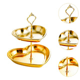 Maxbell Cupcake Stand Multi-tier Golden Color Serving Tray for Candy Snacks Birthday