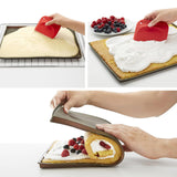 Maxbell 4Pcs Silicone Roll Cake Mat Pads Cookies Sheet Silicone Baking Pan Baking Tools