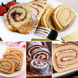Maxbell 4Pcs Silicone Roll Cake Mat Pads Cookies Sheet Silicone Baking Pan Baking Tools