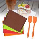 Maxbell 4Pcs Silicone Roll Cake Mat Pads Cookies Sheet Silicone Baking Pan Baking Tools