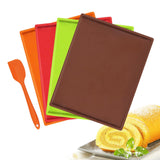 Maxbell 4Pcs Silicone Roll Cake Mat Pads Cookies Sheet Silicone Baking Pan Baking Tools