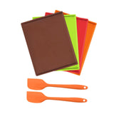 Maxbell 4Pcs Silicone Roll Cake Mat Pads Cookies Sheet Silicone Baking Pan Baking Tools