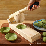 Maxbell Mochi Skin Maker Manual Tool Dough Pressing Tool for Home Camping Restaurant