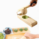 Maxbell Mochi Skin Maker Manual Tool Dough Pressing Tool for Home Camping Restaurant