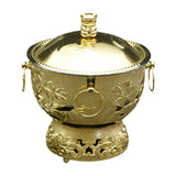 Maxbell Shabu Hot Pot Practical Portable Retro 7.09inch for Household Parties Picnic Gold