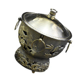 Maxbell Shabu Hot Pot Practical Portable Retro 7.09inch for Household Parties Picnic Bronze