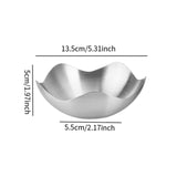 Maxbell Dessert Basket Professional Stable Decor Fruit Platter for Hotel KTV Kitchen 13.5cmx5cmx5.5cm