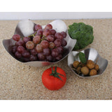 Maxbell Dessert Basket Professional Stable Decor Fruit Platter for Hotel KTV Kitchen 25cmx10cmx5.5cm