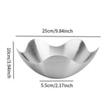 Maxbell Dessert Basket Professional Stable Decor Fruit Platter for Hotel KTV Kitchen 25cmx10cmx5.5cm