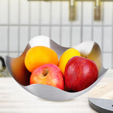 Maxbell Dessert Basket Professional Stable Decor Fruit Platter for Hotel KTV Kitchen 25cmx10cmx5.5cm