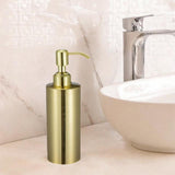Maxbell 260ml Gold Soap Dispenser Empty Soap Dispenser for Toilet Hotel Laundry Room