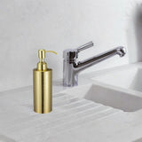 Maxbell 260ml Gold Soap Dispenser Empty Soap Dispenser for Toilet Hotel Laundry Room
