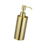 Maxbell 260ml Gold Soap Dispenser Empty Soap Dispenser for Toilet Hotel Laundry Room