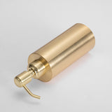 Maxbell 260ml Gold Soap Dispenser Empty Soap Dispenser for Toilet Hotel Laundry Room