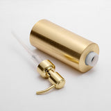 Maxbell 260ml Gold Soap Dispenser Empty Soap Dispenser for Toilet Hotel Laundry Room