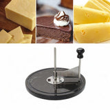 Maxbell Round Cheese Cutting Board Stable Cheese Cutter for Restaurants Cafes Cheese