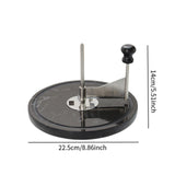 Maxbell Round Cheese Cutting Board Stable Cheese Cutter for Restaurants Cafes Cheese