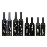 Maxbell Bottle Opener Set Portable Barware Pourer for Home Use Valentine's Day Gifts Large Black