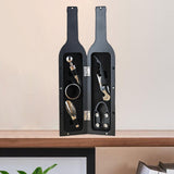 Maxbell Bottle Opener Set Portable Barware Pourer for Home Use Valentine's Day Gifts Large Black
