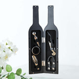 Maxbell Bottle Opener Set Portable Barware Pourer for Home Use Valentine's Day Gifts Large Black