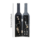 Maxbell Bottle Opener Set Portable Barware Pourer for Home Use Valentine's Day Gifts Large Black