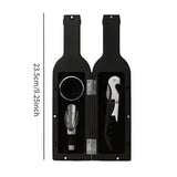 Maxbell Bottle Opener Set Portable Barware Pourer for Home Use Valentine's Day Gifts Small Black