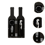 Maxbell Bottle Opener Set Portable Barware Pourer for Home Use Valentine's Day Gifts Small Black